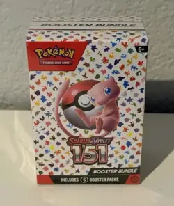 Pokemon TCG Scarlet & Violet 151 Booster Bundle Sealed New (6 packs) - Image 1