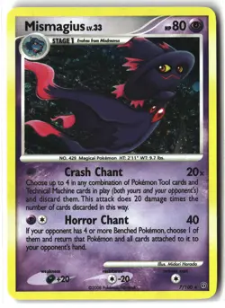 Mismagius ⭐ 7/100 Holo Rare Stormfront 2008 Pokemon NM/LP - Image 1