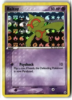 Baltoy ⭐ 52/101 Holo Common Hidden Legends 2004 Pokemon NM/LP - Image 1