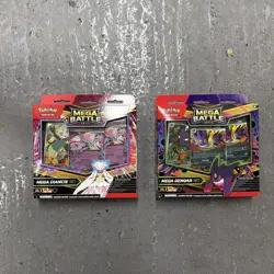 Pokemon Mega Battle Deck Gengar EX & Mega Battle Deck Diancie EX Sealed New - Image 1