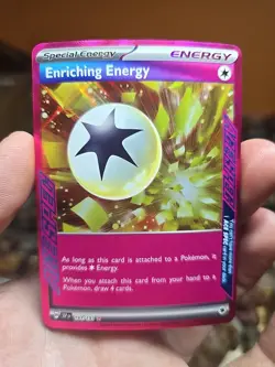 Pokemon TCG Enriching Energy 191/191 Surging Sparks Ace Spec Trainer Rare NM - Image 1