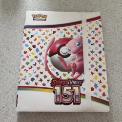 Pokemon TCG - Scarlet & Violet 151 - Binder & Partial Complete Set NM - Image 1