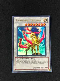 YUGIOH LIGHTNING TRICORN DREV-EN042 1ST ULTRA PLAY/EDGEWARE - Image 1