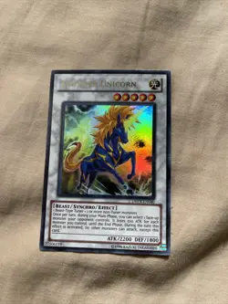 Yugioh! Thunder Unicorn DREV-EN040 Ultra Rare Unlimited LP - Image 1