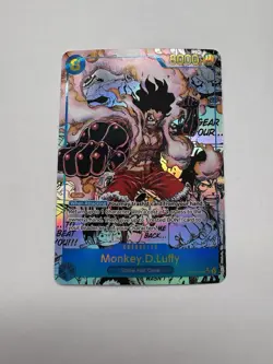 One Piece Monkey.D.Luffy (Manga) OP11-118 A Fist of Divine Speed Alt. Art SEC LP - Image 1