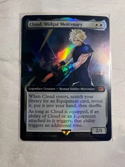 Cloud, Midgar Mercenary (Extended Art) Final Fantasy Foil - Image 1