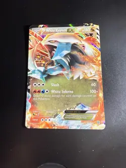 Pokemon White Kyurem EX 96/135 Full Art Holo Ultra Rare Plasma Storm Card - Image 1