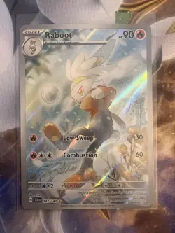 Raboot 147/142 Illustration Holo Rare S&V Stellar Crown Pokemon Card - Image 1