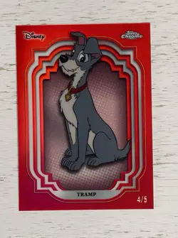 Tramp 4/5 - Topps Disney Chrome 2024 #25 - Lady And The Tramp Karte Card Top NM - Image 1