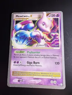 Mewtwo LV. X 144/146 - Pokemon World Championships 2009 Rare Card - Image 1