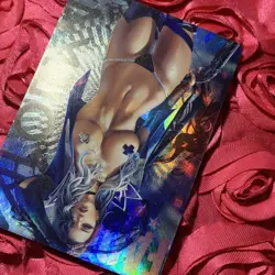 FADE Final Fantasy OOTD Teaser ACG Anime Goddess WAIFU HOLO Card Hot 3 - Image 3
