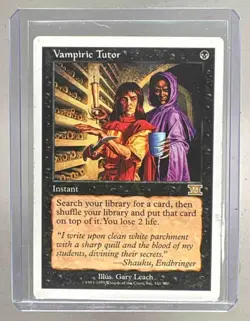 Vampiric Tutor 1999 Magic: The Gathering 6th Edition #161 - Image 1