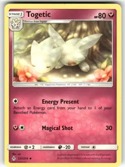 Togetic SM - Unbroken Bonds Uncommon Pokemon Near Mint or Better - Image 1