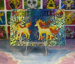 Pokemon Evolution Vintage Pocket Monsters Vending HOLO Prism Sticker 1998 Bandai - Image 2