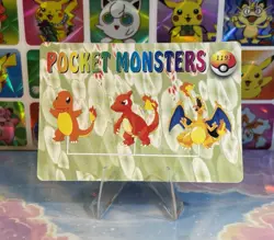 Pokemon Evolution Vintage Pocket Monsters Vending HOLO Prism Sticker 1998 Bandai - Image 4