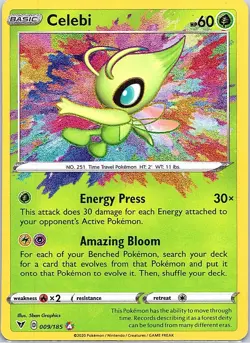 Celebi Amazing Rare SWSH04: Vivid Voltage 009/185 NM Japanese pokemon - Image 1