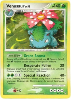 Venusaur - 13/147 - Non-Holo Rare - Pokemon DPPt Supreme Victors - Image 1