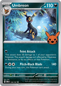 Umbreon - 130/197 - Pokemon Trick or Trade - Image 1