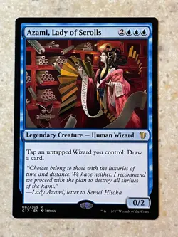 MTG NM Azami, Lady of Scrolls [Commander 2017] - Image 1
