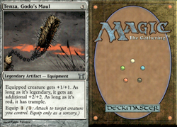 Magic the Gathering MTG Champions of Kamigawa TENZA, GODO'S MAUL - Image 1