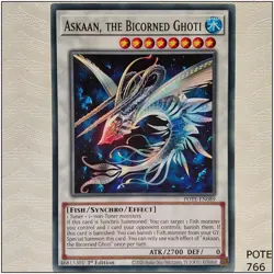 Askaan, the Bicorned Ghoti - POTE-EN089 - Common 1st Edition Yugioh - Image 1