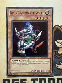 Ninja Grandmaster Sasuke - TU07-EN002 - Super Rare - Yugioh LP - Image 2