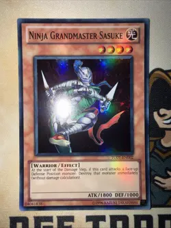 Ninja Grandmaster Sasuke - TU07-EN002 - Super Rare - Yugioh LP - Image 3
