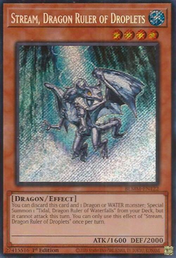 Stream, Dragon Ruler of Droplets | BLMM-EN122 | Secret Rare | Yu-Gi-Oh! TCG - Image 1