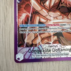 Donquixote Doflamingo OP14-060 Alt Art Leader English One Piece TCG - Image 5
