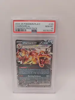 PSA 10 Charizard ex 125/197 Play! Prize Pack Graded Pokemon Card - Image 1