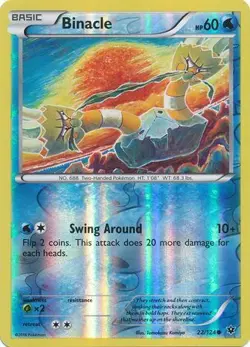 Binacle 22/124 Reverse Holo | Fates Collide | Pokemon Card - Image 1