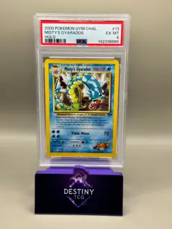Misty’s Gyarados 13/132 Gym Challenge PSA 6 EX-MT Pokemon Card WOTC Vintage - Image 1
