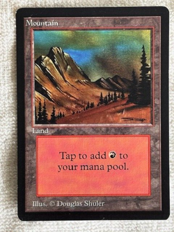 MTG 1993 Original 1993 Limited Edition Beta-Mountains (3)-A, B and C variants-LP - Image 3