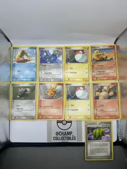 (9) Emerald Pokemon Card Lot - #25 #71 #67 #64 #57 #72 x 2, #69, #74, #78 - MP - Image 1
