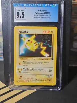 Pokemon 1999 Pikachu Black Star Promo Card #4 Cgc 9.5 (Cgc 10) - Image 1