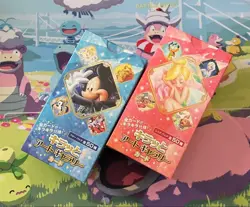 Disney Tenyo Kiratto Art Gallery Card Red & Blue Pack 10 Packs BOX set of 2 NEW - Image 1