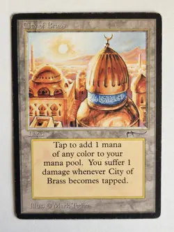 City Of Brass - Arabian Nights 1993 - EX - Magic the Gathering - MTG - Image 1