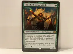 x1 NM Runadi, Behemoth Caller Jumpstart 2022 Regular MTG - Image 1