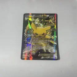 Pokemon Pikachu EX Full Art Holo Black Star Promo XY124 130 HP Card 2016 Pokemon - Image 2