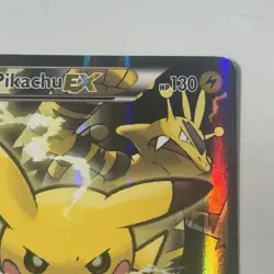 Pokemon Pikachu EX Full Art Holo Black Star Promo XY124 130 HP Card 2016 Pokemon - Image 4