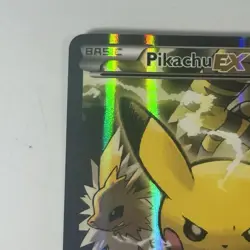 Pokemon Pikachu EX Full Art Holo Black Star Promo XY124 130 HP Card 2016 Pokemon - Image 5