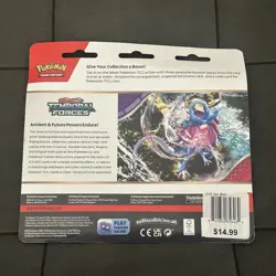 Pokemon TCG - Temporal Forces 12x 3-Pk Blisters 36 Packs Booster Box Equivalent - Image 3