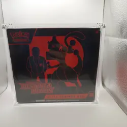 Pokemon TCG Destined Rivals ETB Factory Sealed with Magnetic Display Case New - Image 1