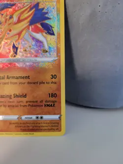 2020 Near Mint Zamazenta Vivid Voltage Pokemon 102/185 - Image 5