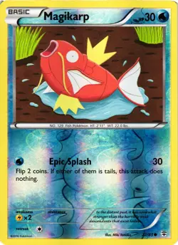 Pokemon TCG Magikarp 22/83 Common Reverse Holo Generations LP - Image 1