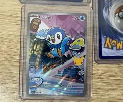 Pokemon Piplup Chimchar Turtwig First Partner Illustration collection Lot of 3 - Image 5