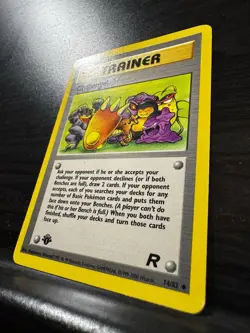 Pokemon TCG | Challenge! - 74/82 | Team Rocket - 1st Edition Trainer | NM - Image 3