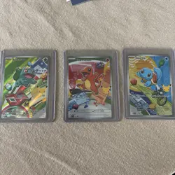 Pokemon 2026 First Partner Illustration Collection Series 1 037- 039 NM - Image 1