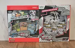 Pokemon Black Bolt White Flare Binder + Poster Collection 2-Pack Sealed IN HAND - Image 2