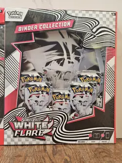 Pokemon Black Bolt White Flare Binder + Poster Collection 2-Pack Sealed IN HAND - Image 3